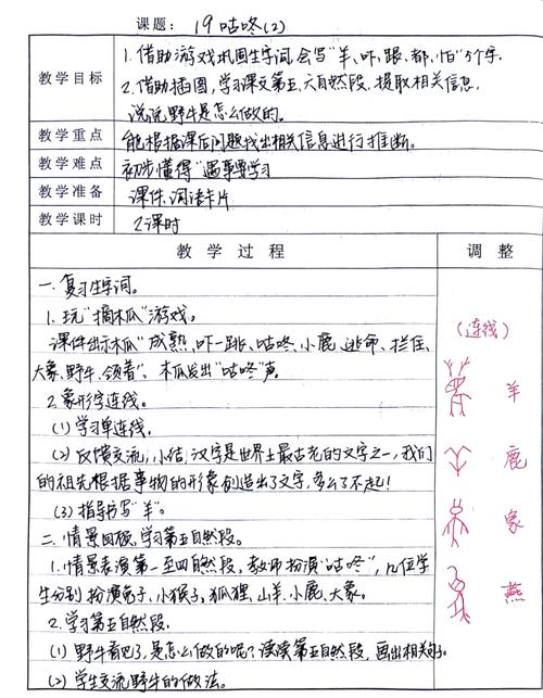 二年级《咕咚》教学反思:识字与表演齐飞